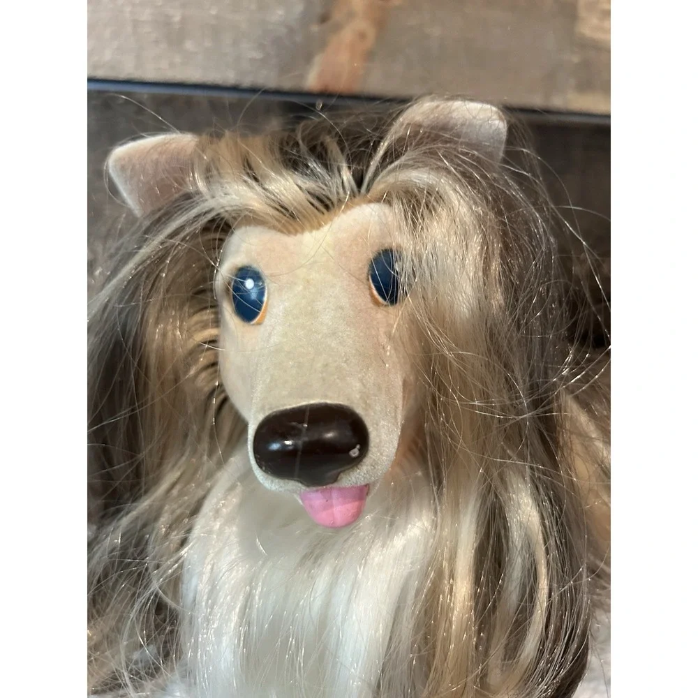 Vintage SWEETIE PUPS DOGS toy figure‎ Hasbro 1989 Collie Lassie